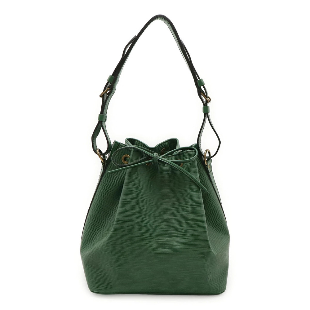 LOUIS VUITTON Epi Shoulder Bag Hobo Drawstring Borneo Green